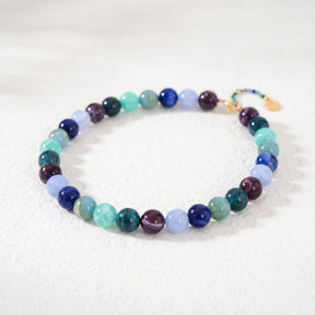 Chunky turquoise kralenketting