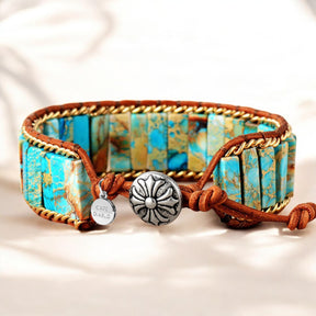 Bracelet Énergie Jaspe Turquoise