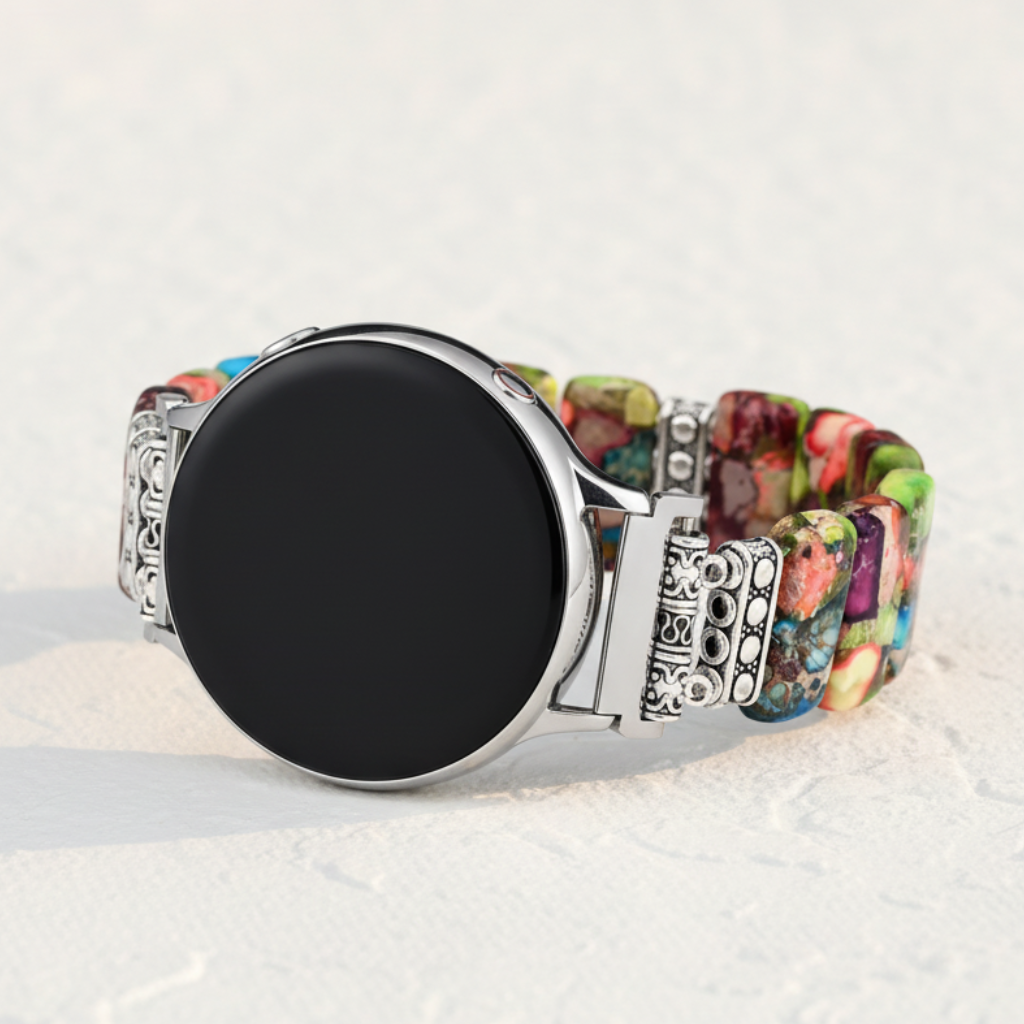 Chique Bloemen Samsung Galaxy Stretch Horlogeband