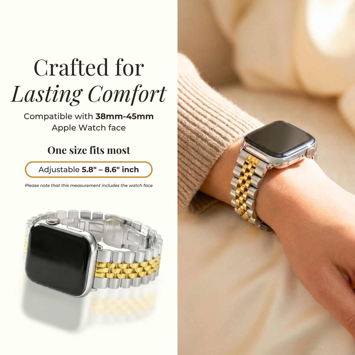 Klassisches Duo Luxus Apple Watch Armband