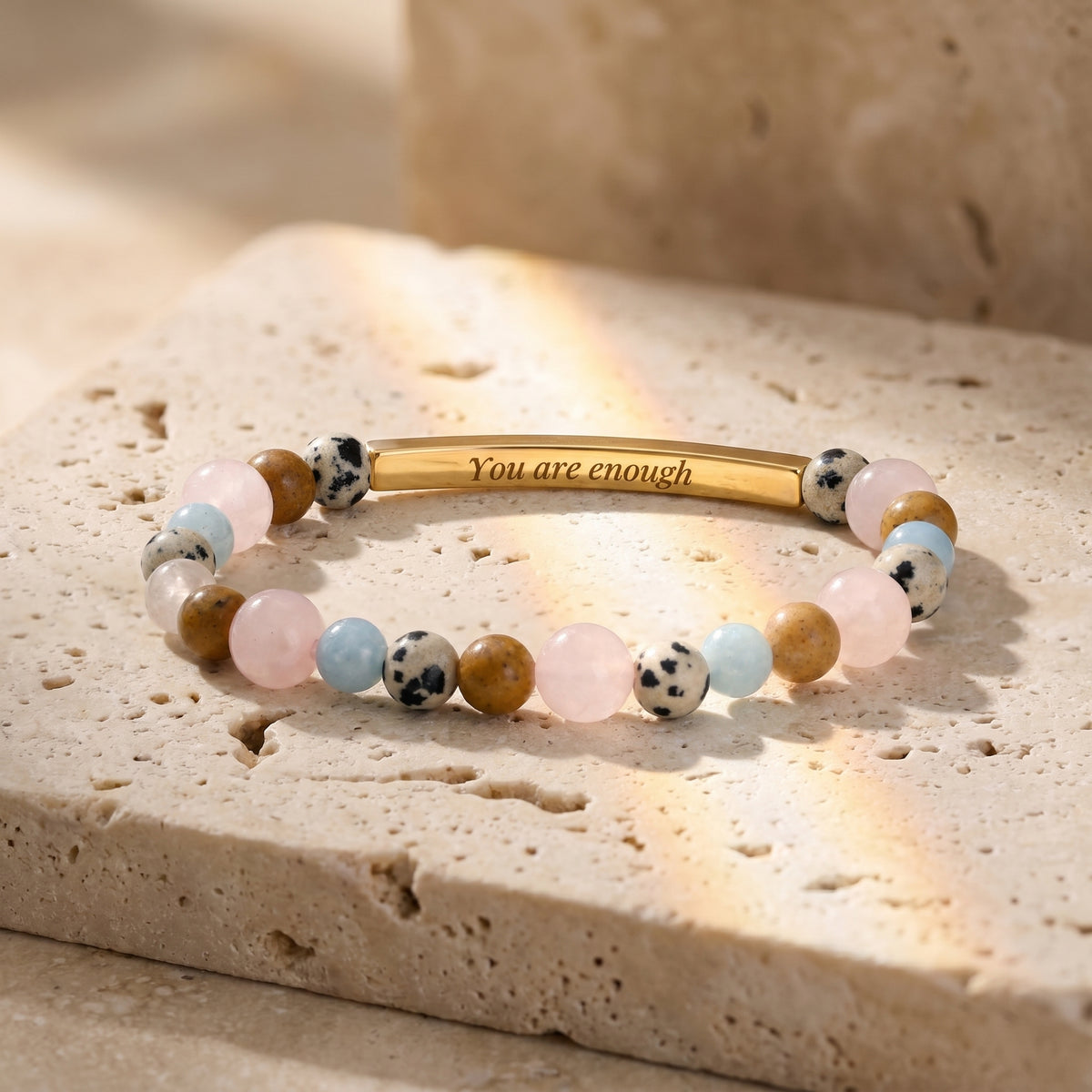 Geheimnachrichten-Stein Bracelets