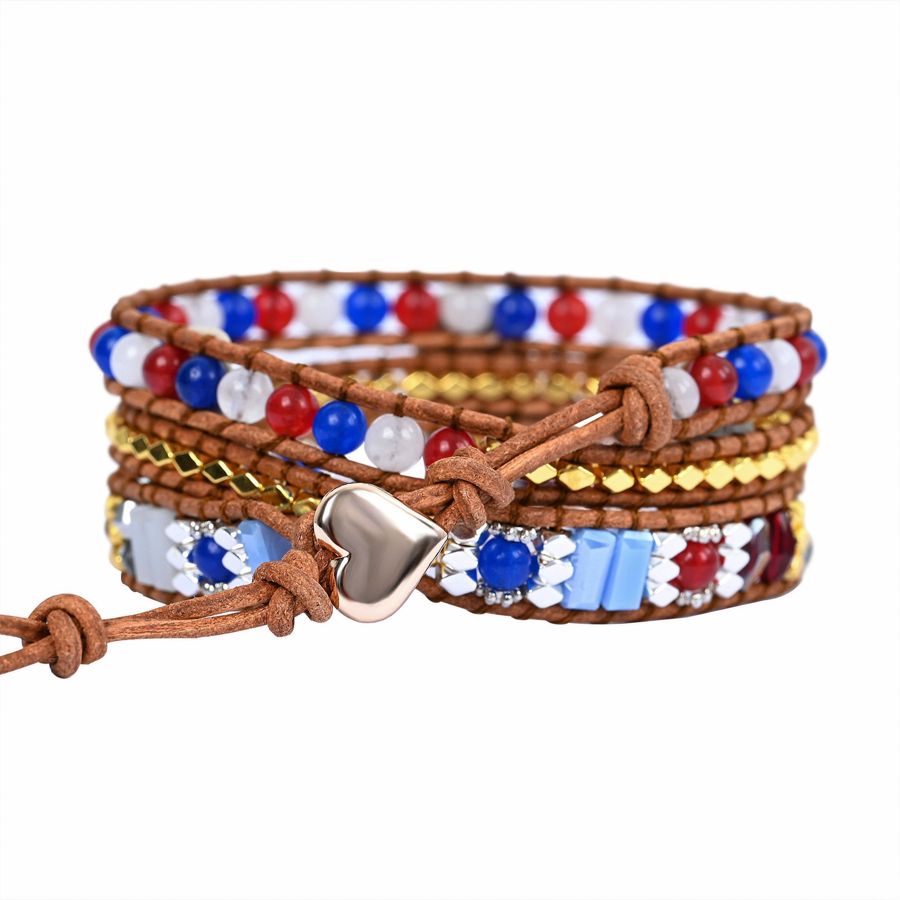 Armband met Amerikaanse trots wikkelstijl