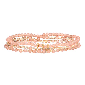 Bracelet/Collier Multi-Style Sunset Blush