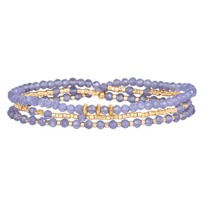 Lilac Glow Multi-Stijl Armband/Ketting