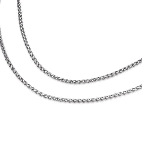 Tarweketting (zilver) 3mm