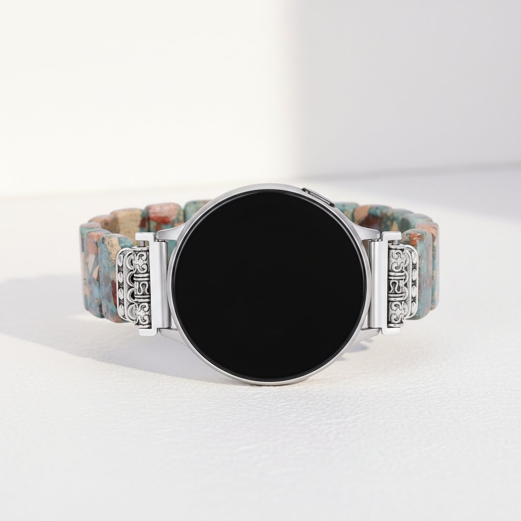 Earth Tibetan Jasper Stretch Apple Watch Armband