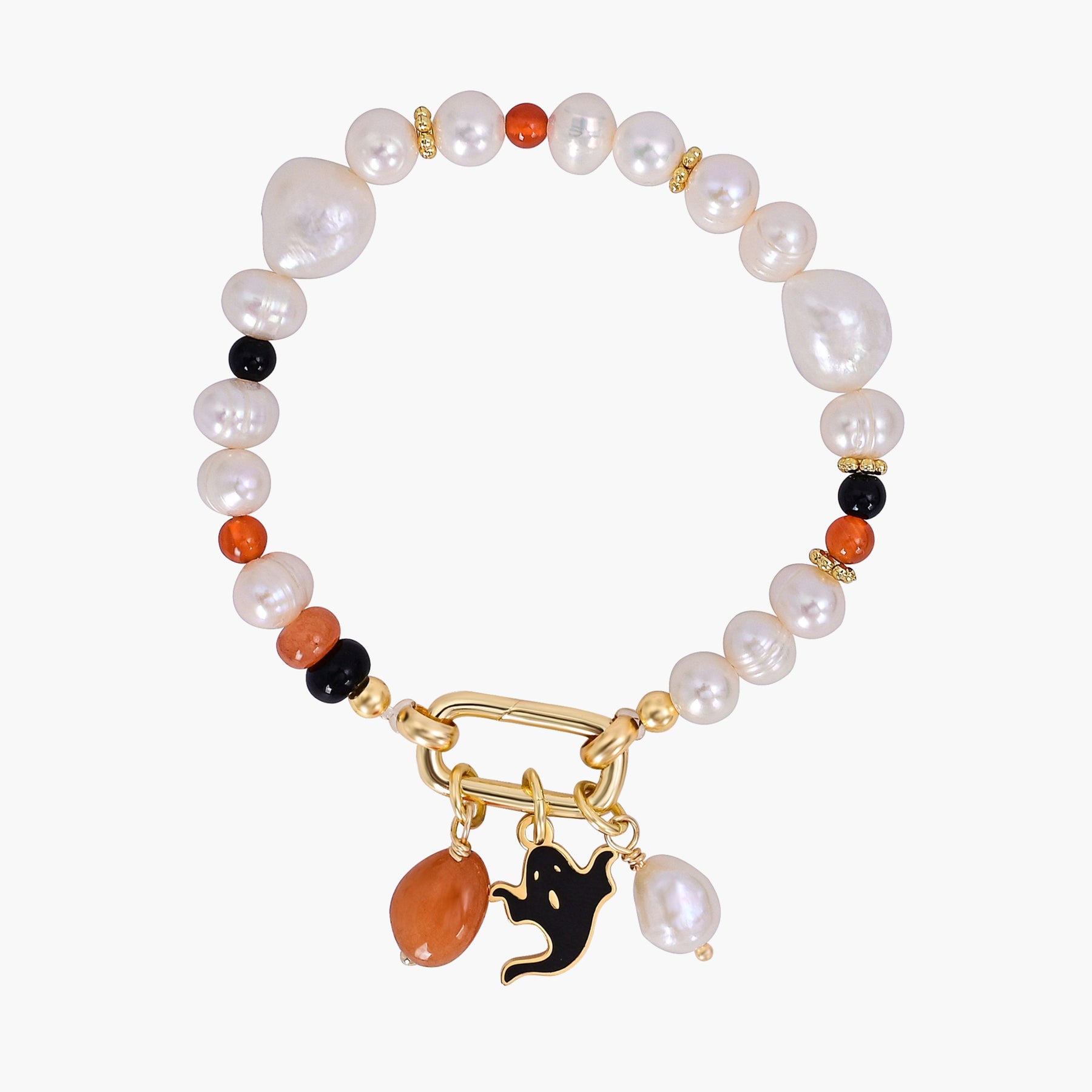 Weihnachtsleuchtendes Perlenarmband