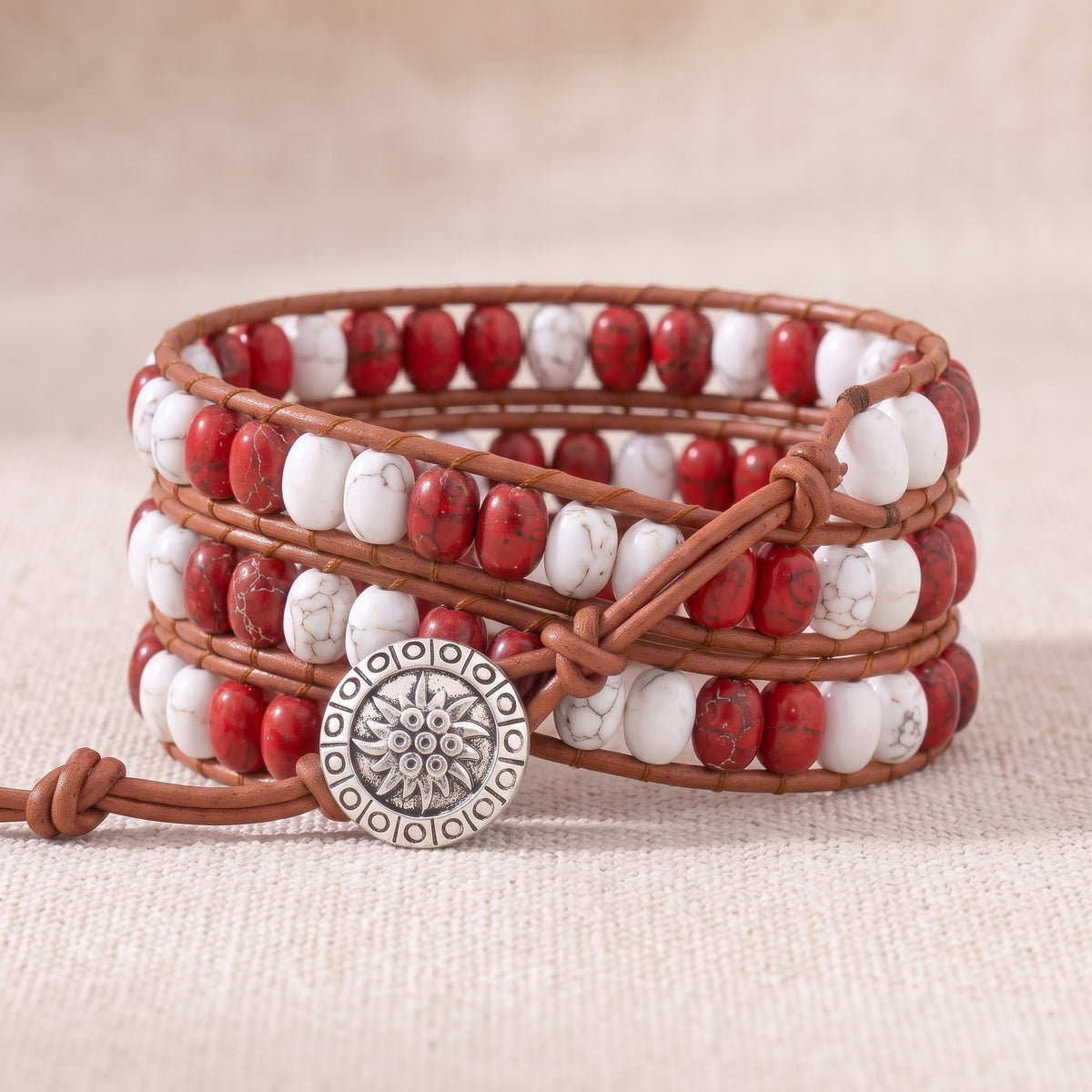Japanische Sakura Perlenarmband