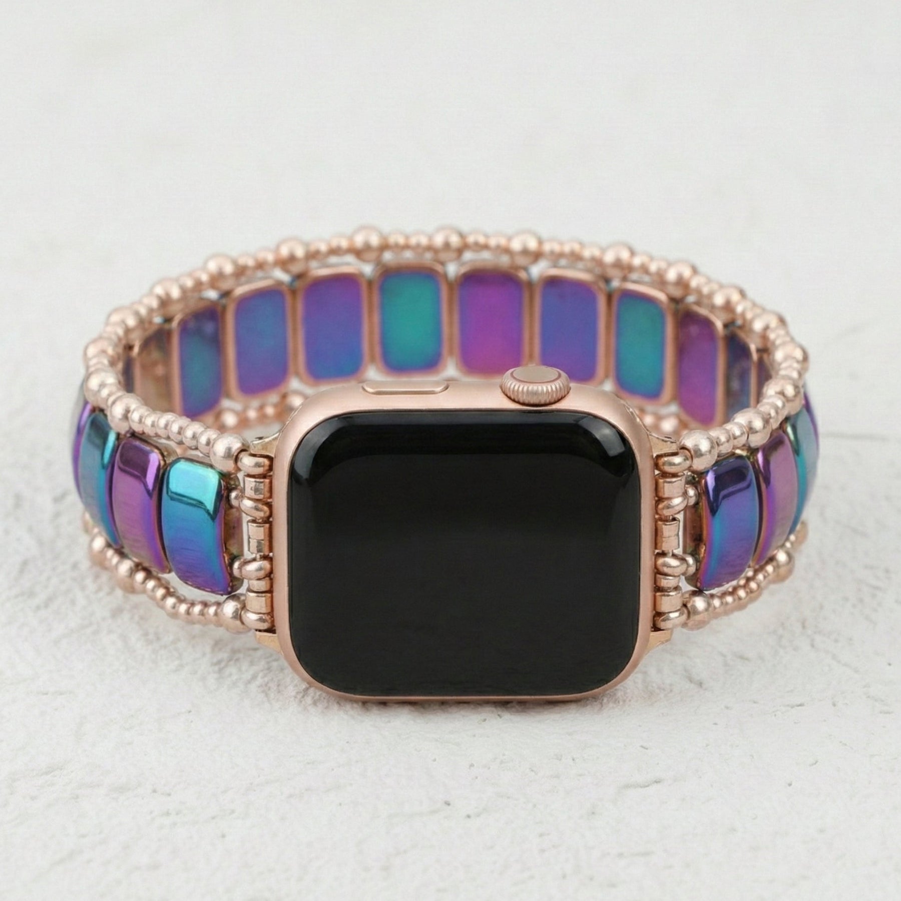 Roze Euforie Rekbare Apple Watch-band