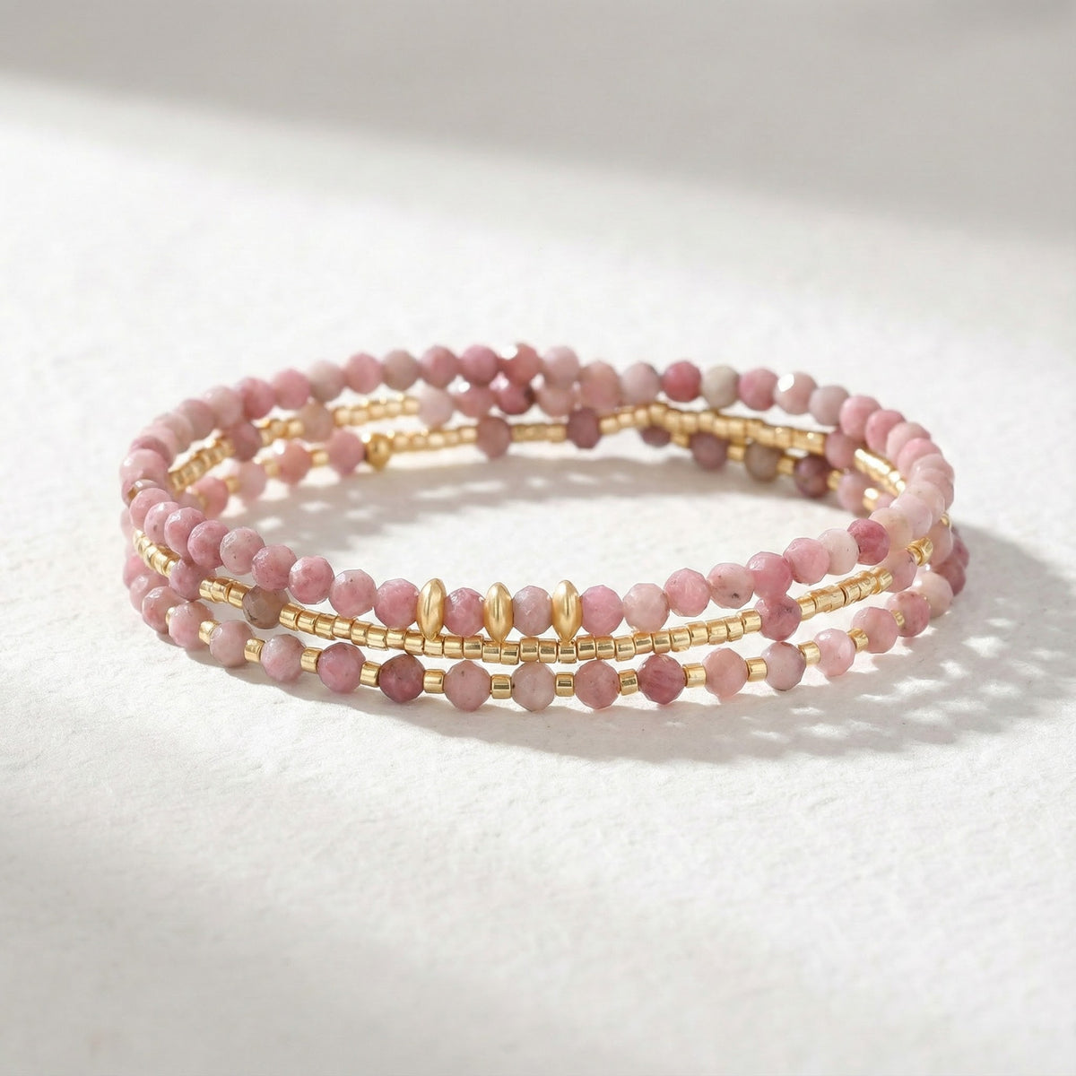 Rose Harmony Bracelet/Collier Multi-Style