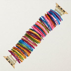 Bracelet extensible en coquille d'or dopamine pour Apple Watch