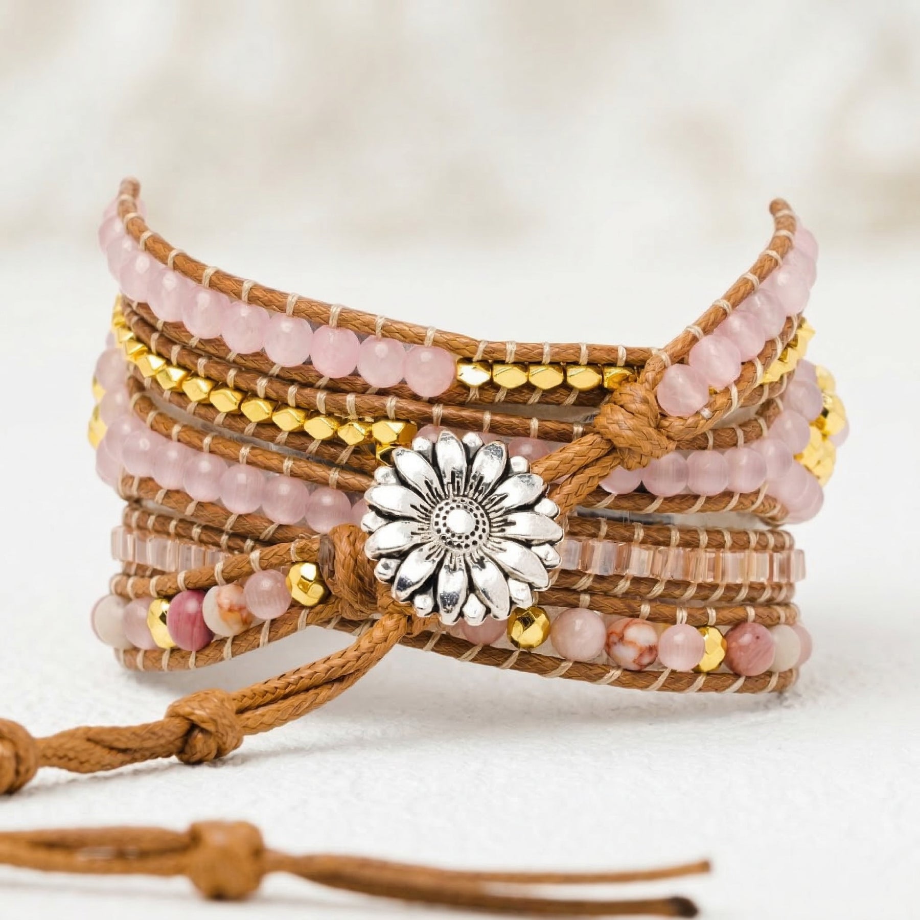 Bracelet Samsung Galaxy en quartz rose doré