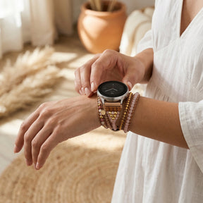 Bracelet Samsung Galaxy en quartz rose doré