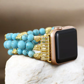 Turquoise Dream Stretch Apple Watch-band