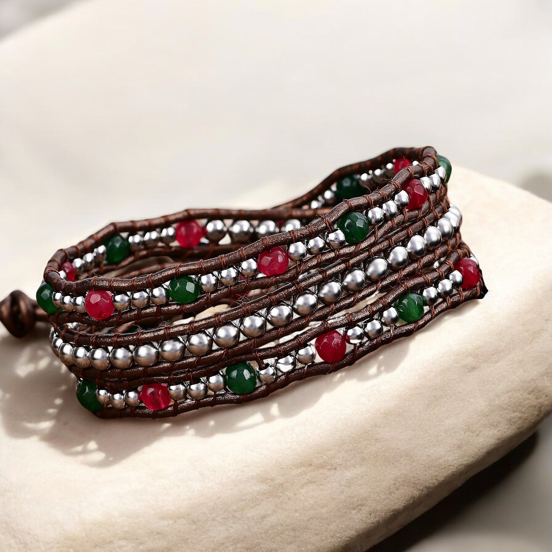 Bracelet Enveloppant de Noël Pays des Merveilles d'Hiver