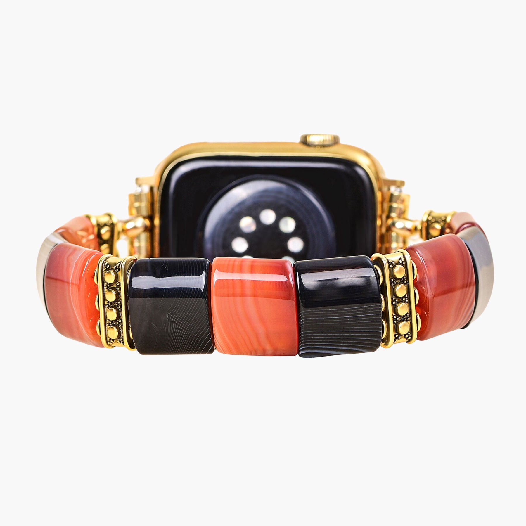 Haunted Stripes Halloween Apple Watch Bandje