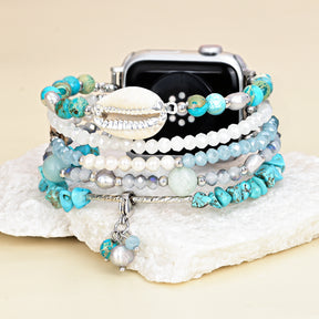 Intense Jasper Glimmer Stretch Apple Watch-band