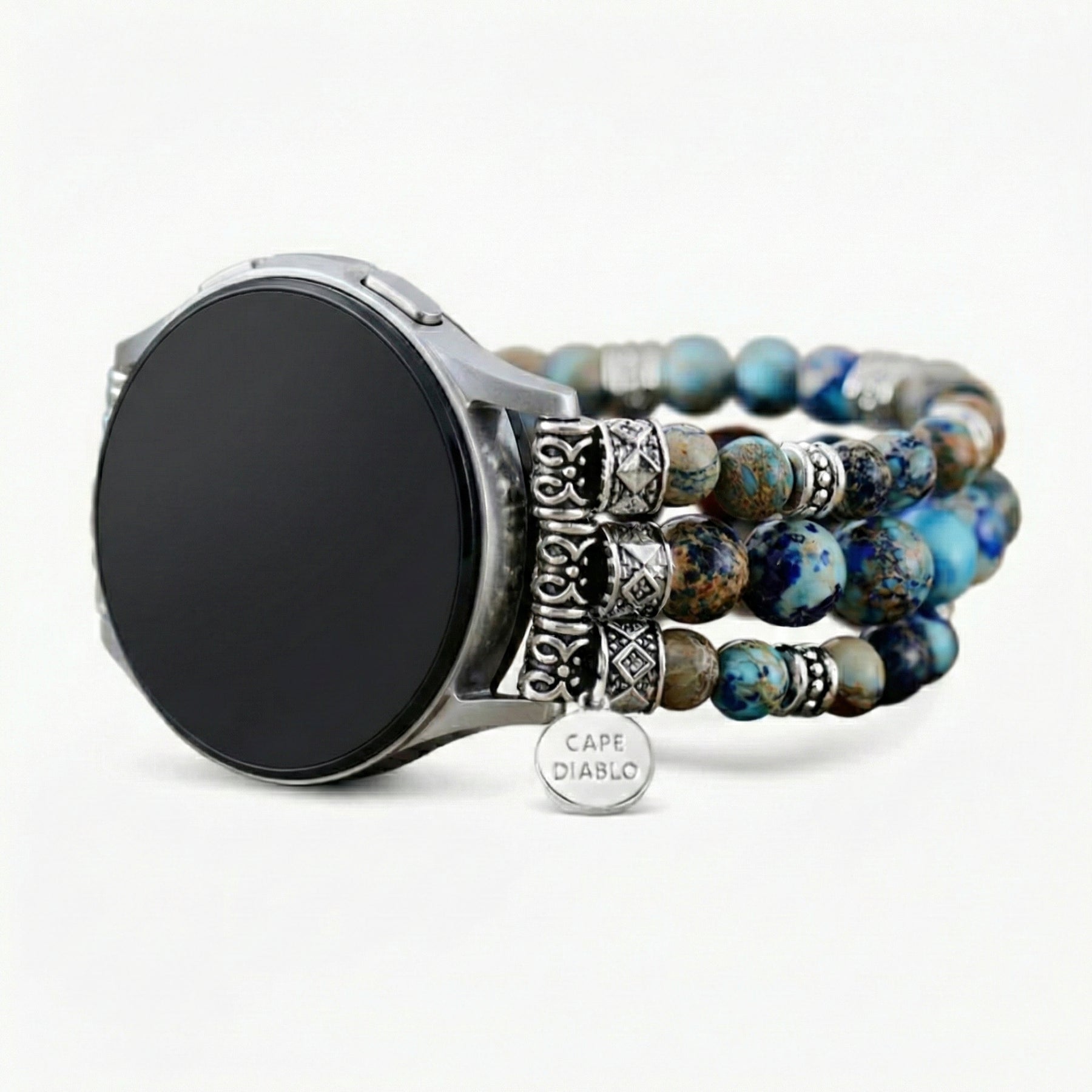 Imperial-Jaspis-Stretch-Armband für Samsung Galaxy Watch