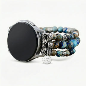 Imperial-Jaspis-Stretch-Armband für Samsung Galaxy Watch