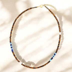 Heren Kobalt Aarde Ketting