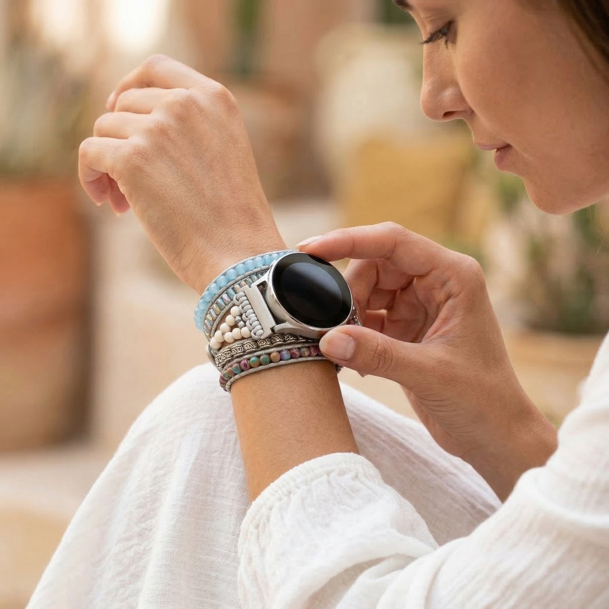 Ocean Jasper Bescherming Samsung Galaxy Watch Band