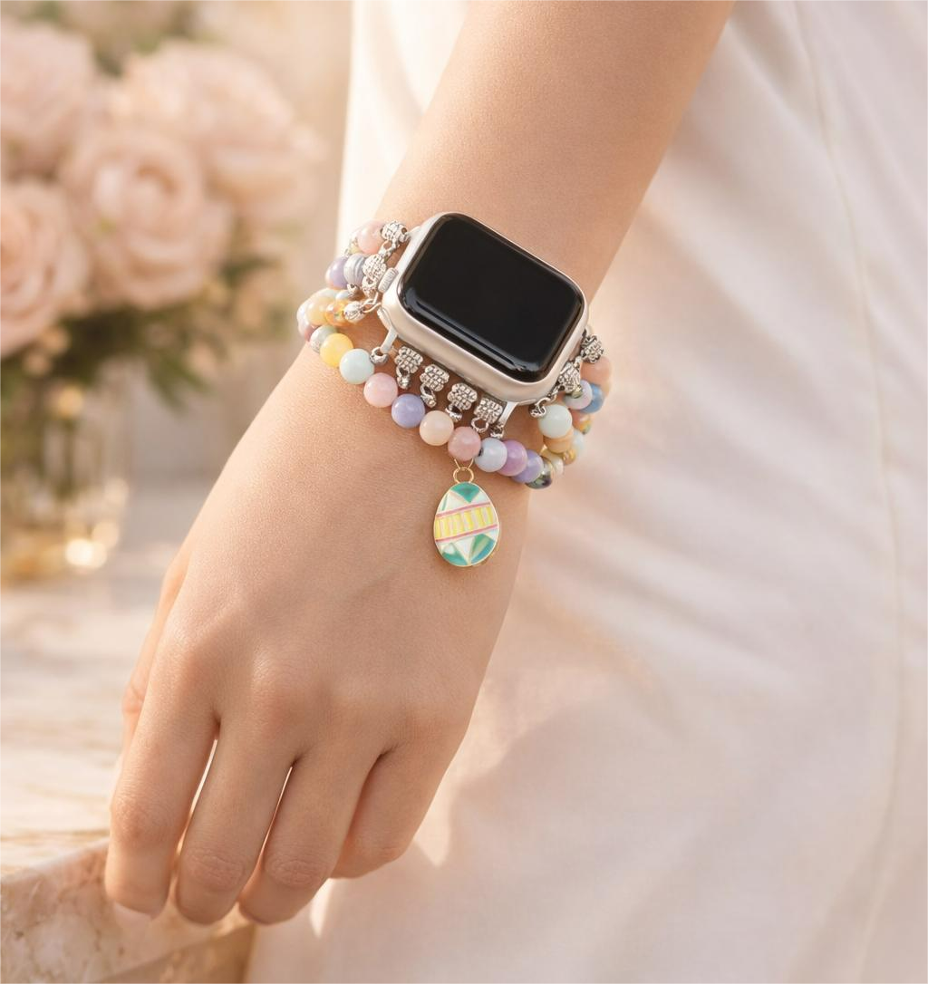 Paasbloesem Harmony Stretch Apple Watch-bandje