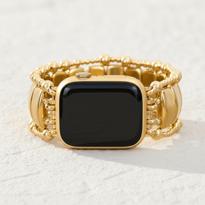 Goud Noir Stretch Apple Watch-bandje