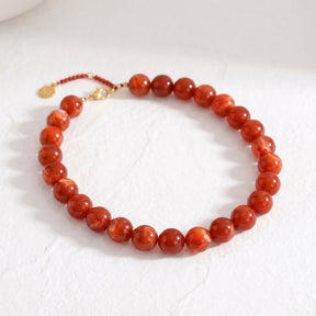 Chunky groene kralenketting
