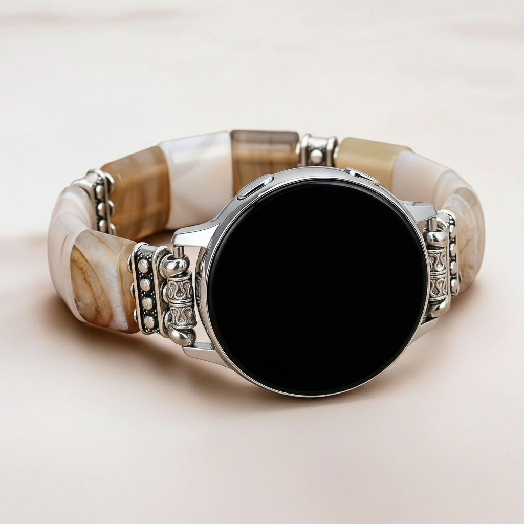 Sacred Sands Achat Stretch Armband für Samsung Galaxy Watch