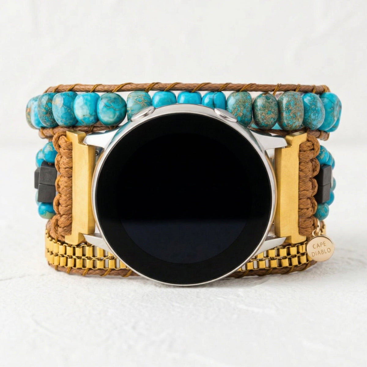 Turkooise Kalmerende Energie Samsung Galaxy Horlogeband