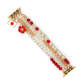 Bracelet Apple Watch extensible Sakura Bloom Japon