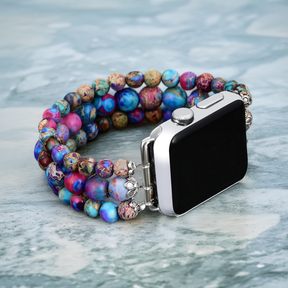 Apple Watch extensible en cristal d'agate