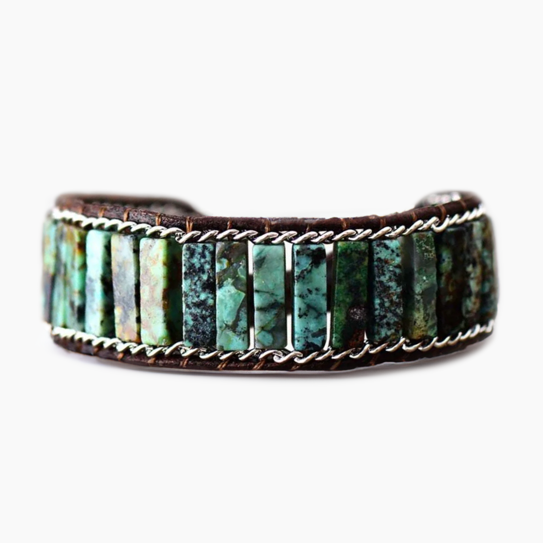 Bracelet Manchette Turquoise Océanique