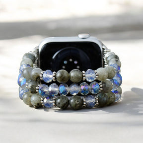 Agate Crystal Stretch Apple Watch-band