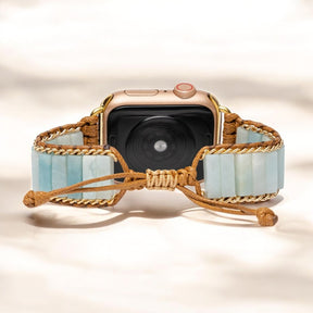 Amazonit Schutz Apple Watch Armband