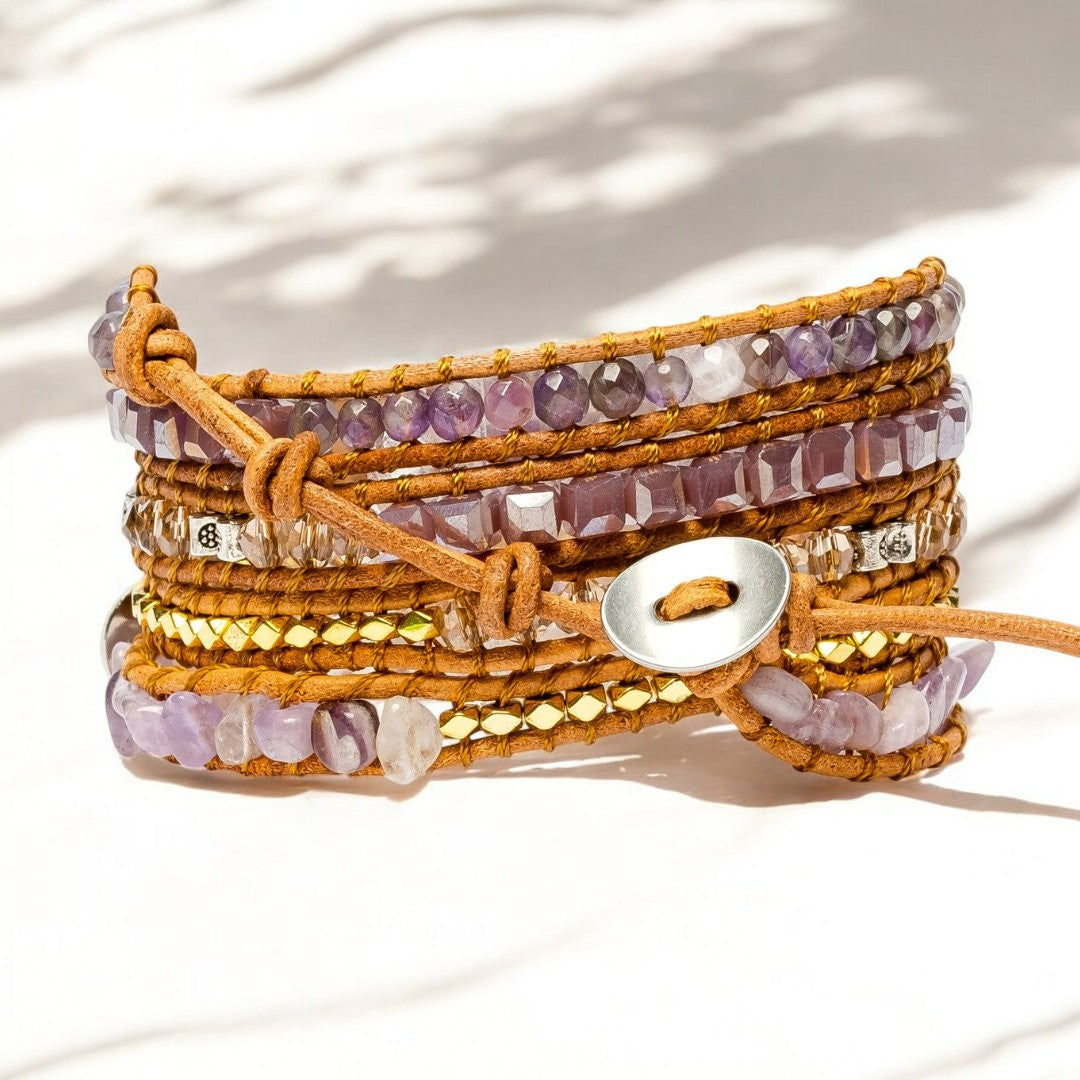 Amethist Imperial Wrap Armband