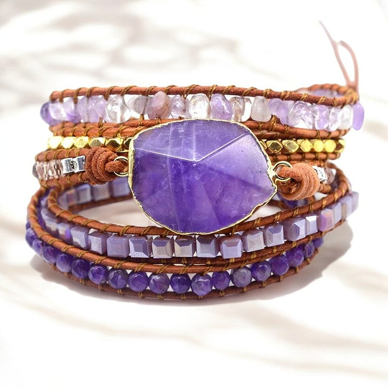 Amethist Imperial Wrap Armband
