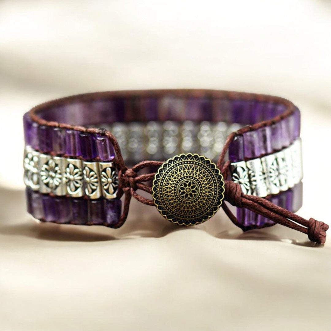 Antieke Amethist armband