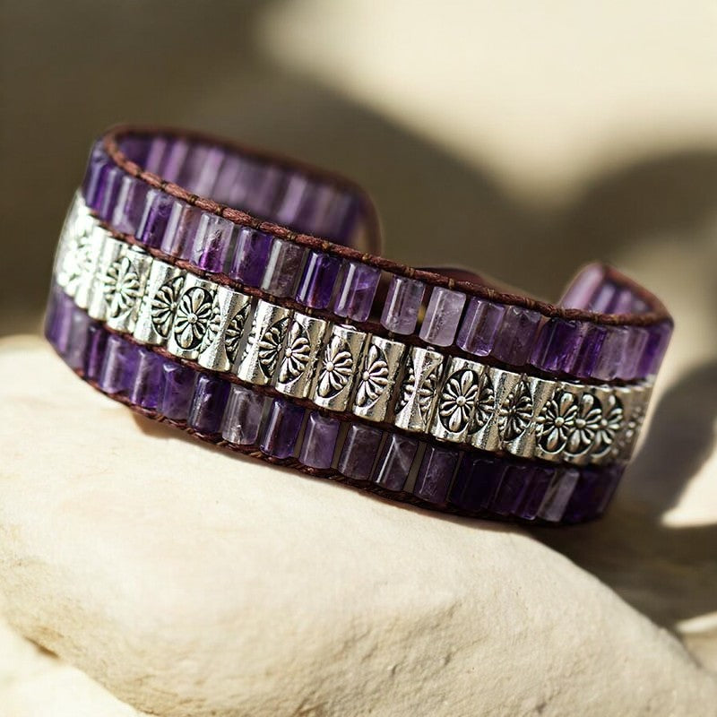 Bracelet en Améthyste Antique