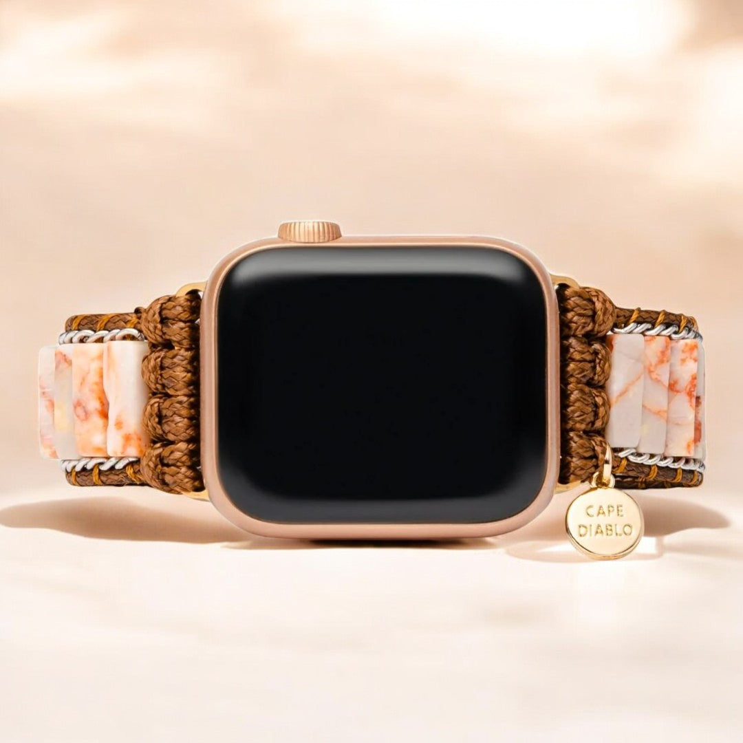 Delicate Imperial Jasper Apple Watch-band