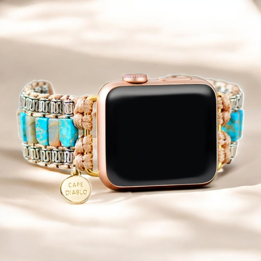 Goddelijke ivoorkleurige Apple Watch -band