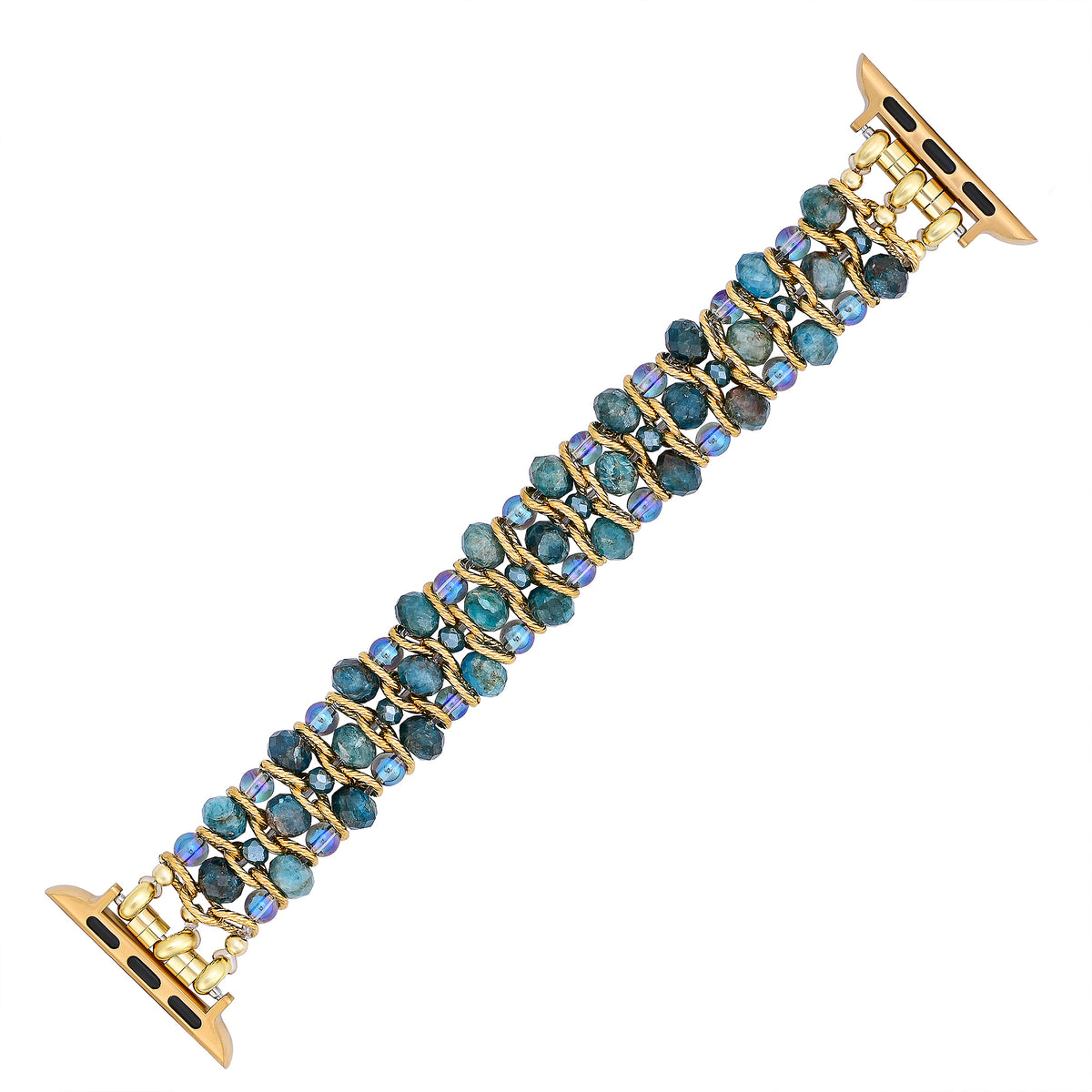 Crystal Shores Geflochtenes Stretch-Armband für Apple Watch