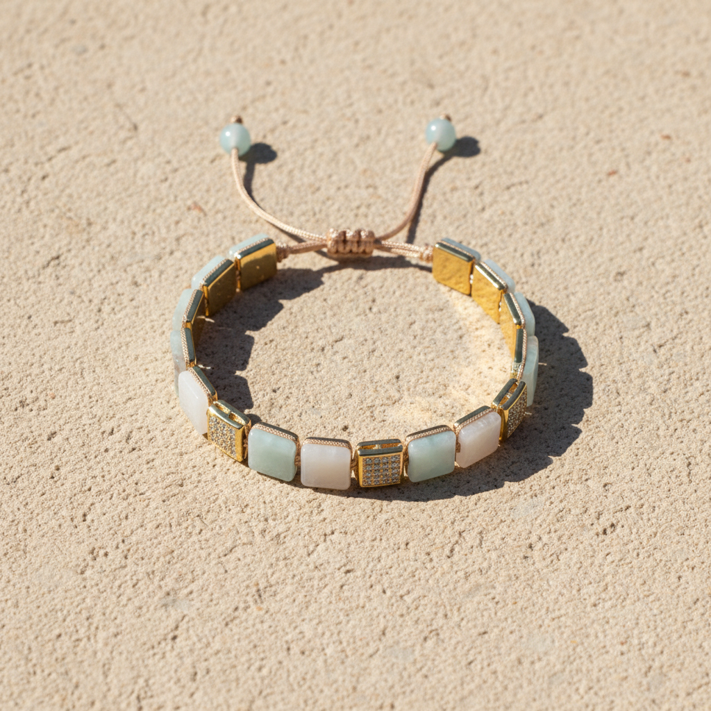 Heren Amazoniet Armband