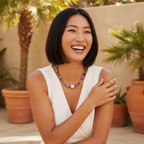 Collier Perle Grâce Améthyste