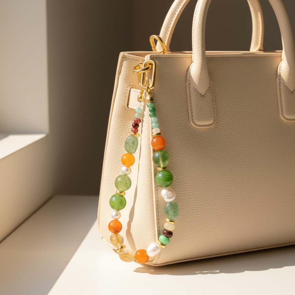 Charm de sac Harmonie en jade malaisien