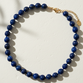 Collier ras-de-cou Lapis-lazuli de minuit