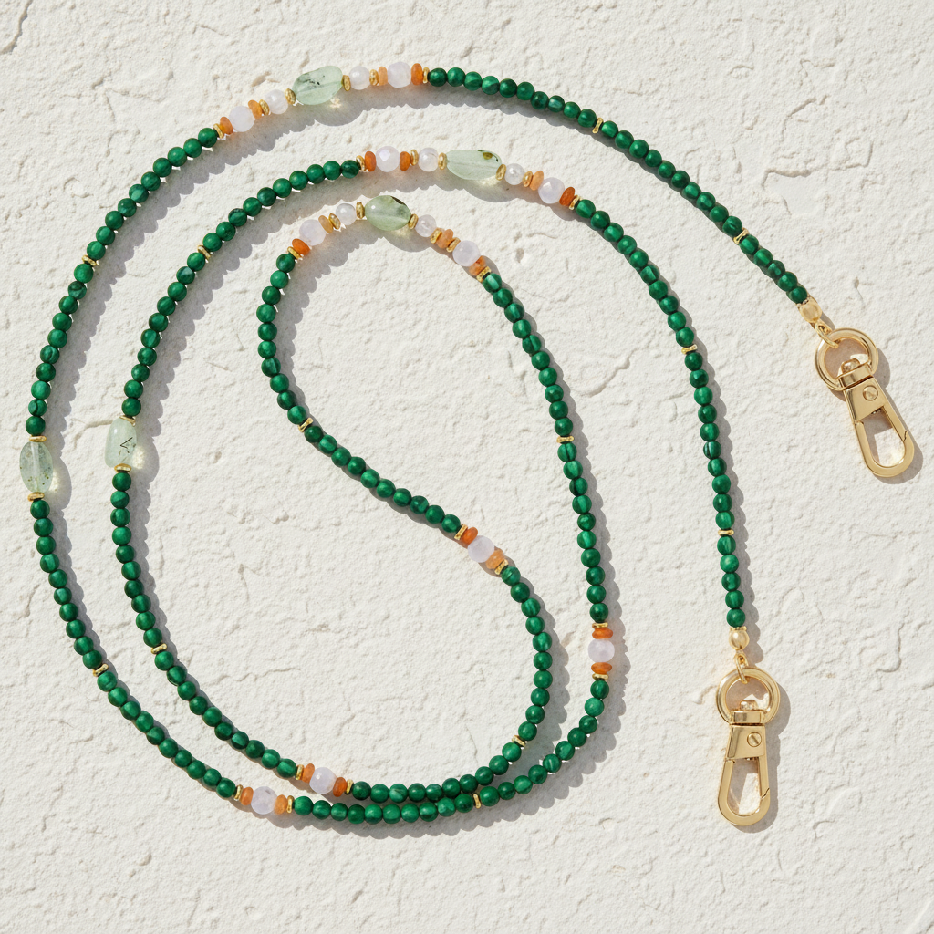 Green Agate Harmony Telefoonketting