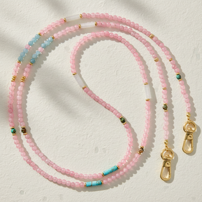 Pink Jade Serenity Telefoonketting