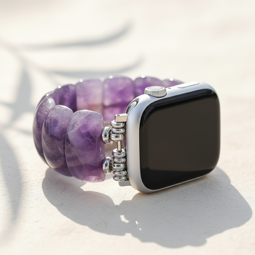 Intensives Jasper Glimmer Stretch Apple Watch Armband