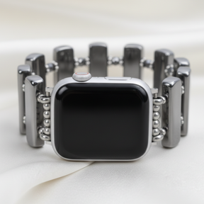 Platina Zonsverduistering Rekbare Apple Watch Band